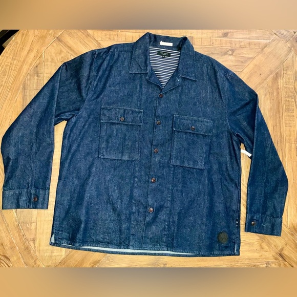 Ted Baker Baen Denim Utility Shacket size 6 - XXL (2XL) - nwt - 100% cotton - Picture 2 of 15